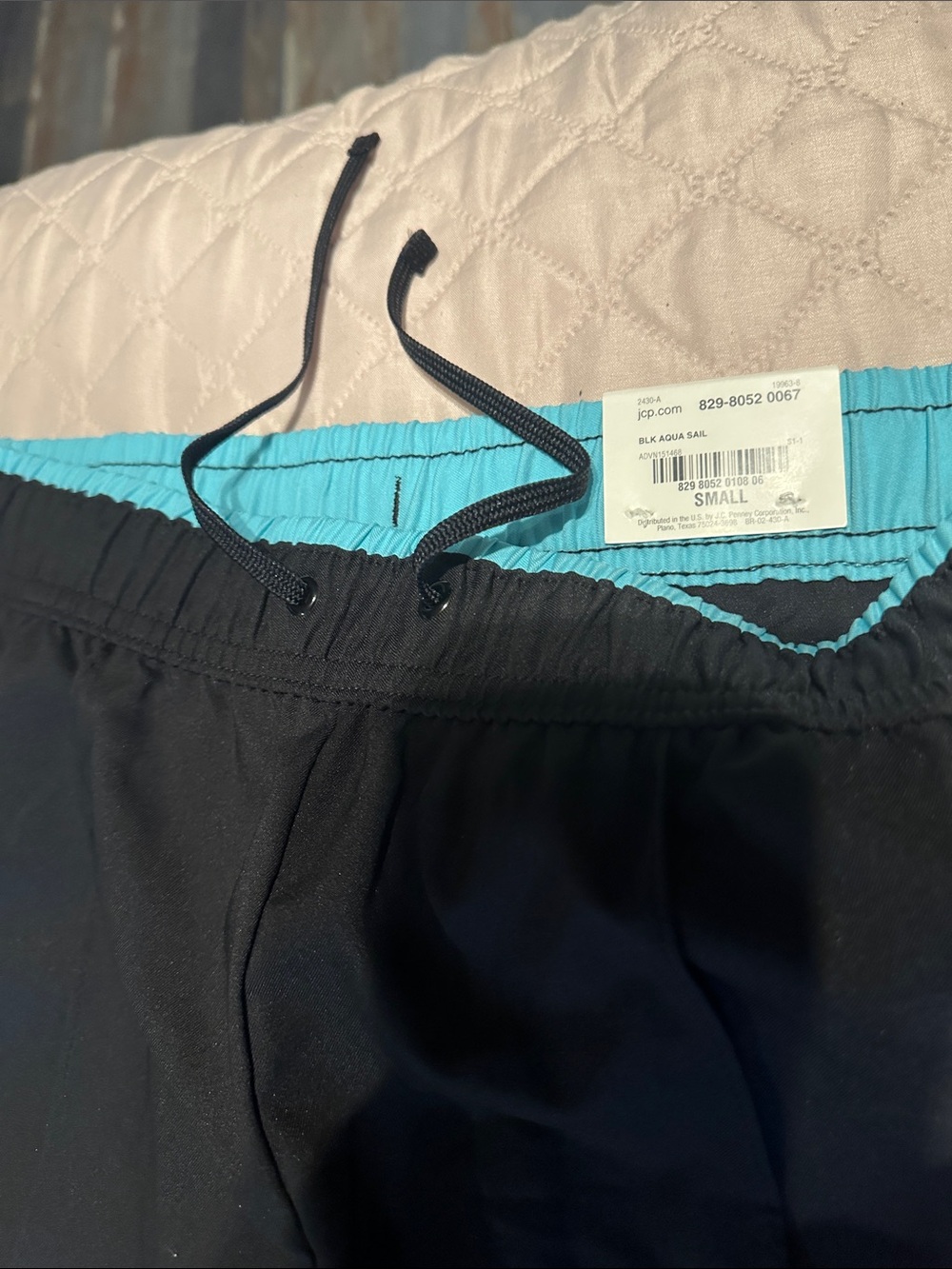 made for life Black Track Pants with Teal Side Stripe - Picture 5 of 7